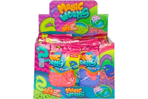Magické červy 15 cm – zábavný trik pro děti