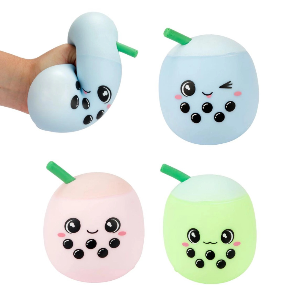 Antistresová mačkací hračka Bubble tea - 1 kus