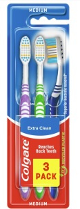 COLGATE Zubní kartáček Extra Clean 2+1 zdarma