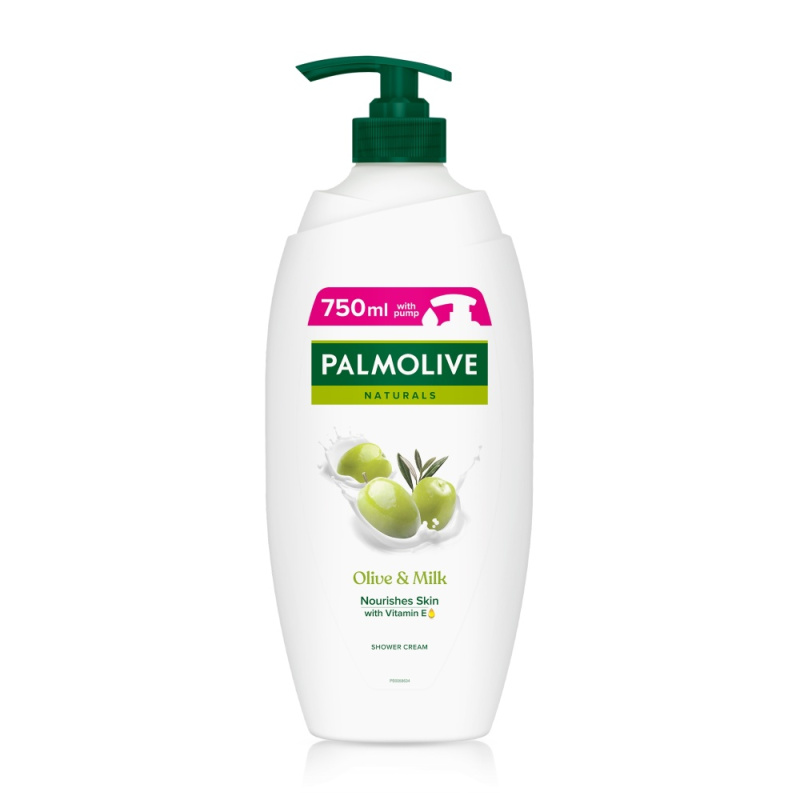 Palmolive Naturals Olive sprchový a koupelový krémový gel s výtažkem z oliv s pumpičkou 750 ml