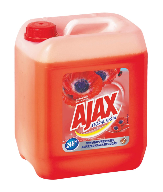 Čisticí prostředek na podlahy Ajax - červený, 5 l