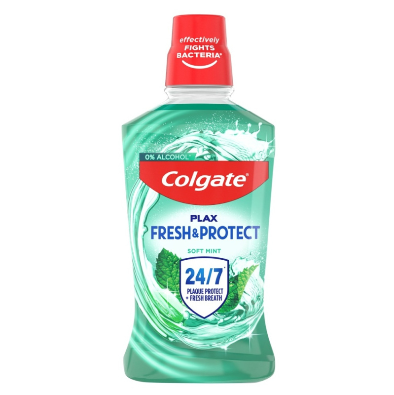 Colgate Plax Soft Mint ústní voda proti zubnímu plaku 500 ml