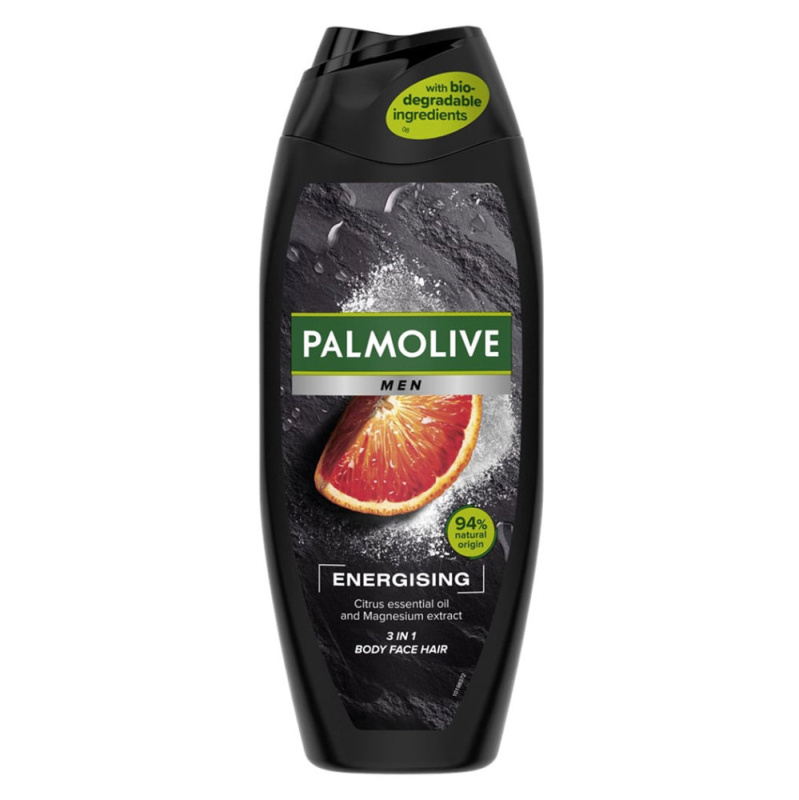 Palmolive Men Energising sprchový gel pro muže 3 v 1 500 ml