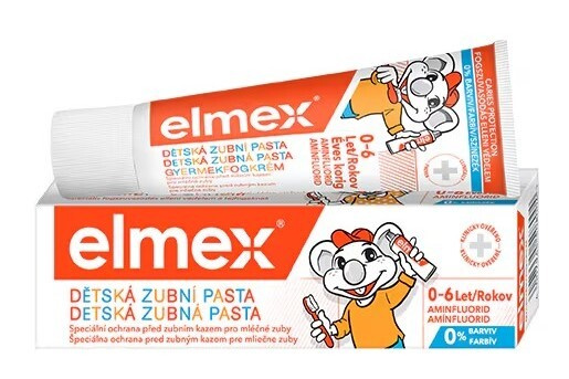 Elmex Caries Protection Kids zubní pasta pro děti 2 x 50 ml