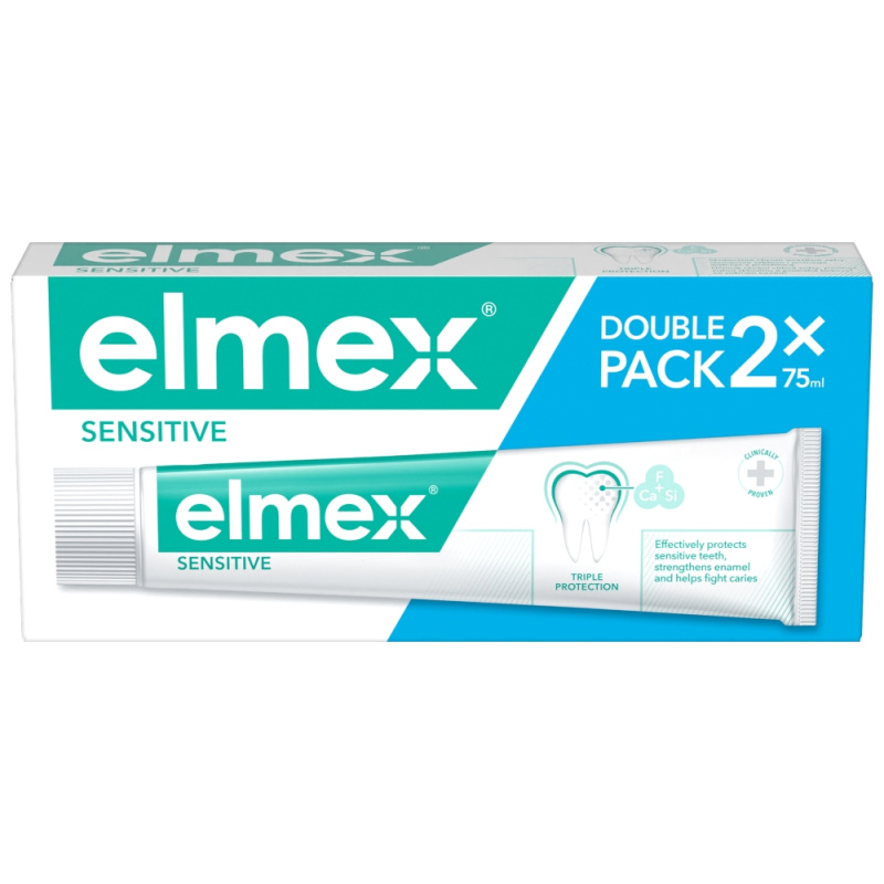 Elmex Sensitive pasta pro citlivé zuby 2x75 ml