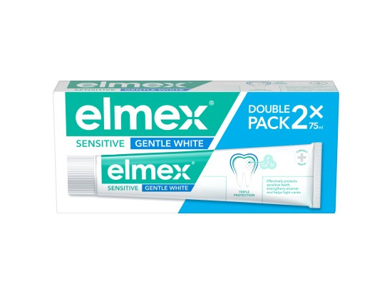 Elmex Sensitive Whitening pasta pro přirozeně bílé zuby 2x75 ml