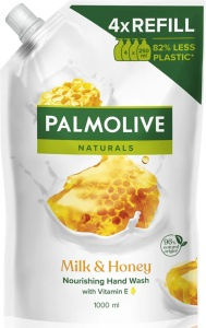 Palmolive Naturals Milk & Honey čisticí tekuté mýdlo na ruce 1000 ml