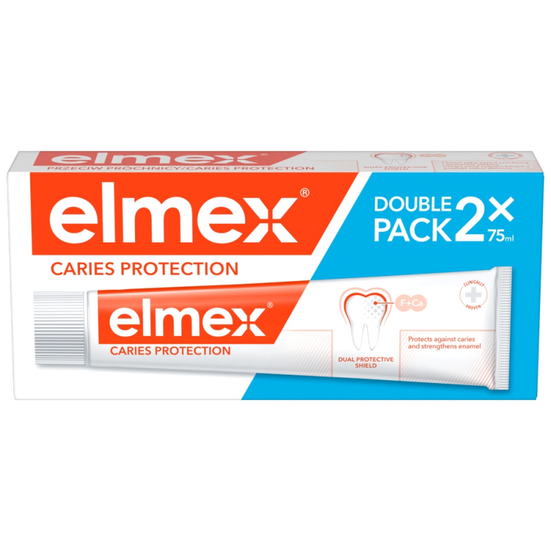 ELMEX Caries Protection Zubní pasta proti zubnímu kazu 2x 75 ml
