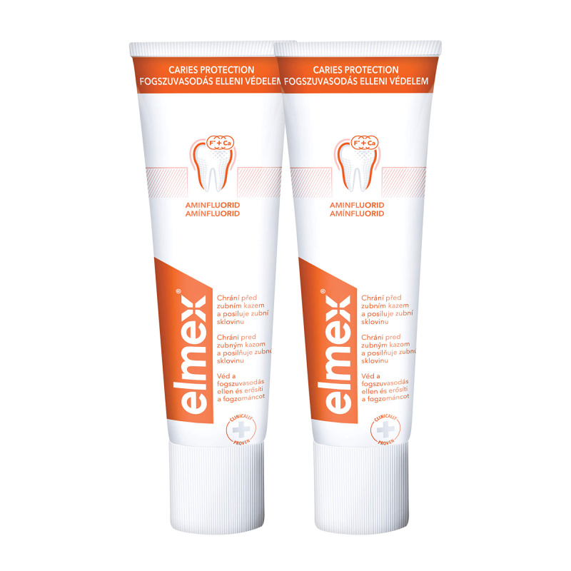 ELMEX Caries Protection Zubní pasta proti zubnímu kazu 2x 75 ml