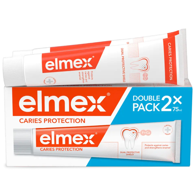 ELMEX Caries Protection Zubní pasta proti zubnímu kazu 2x 75 ml
