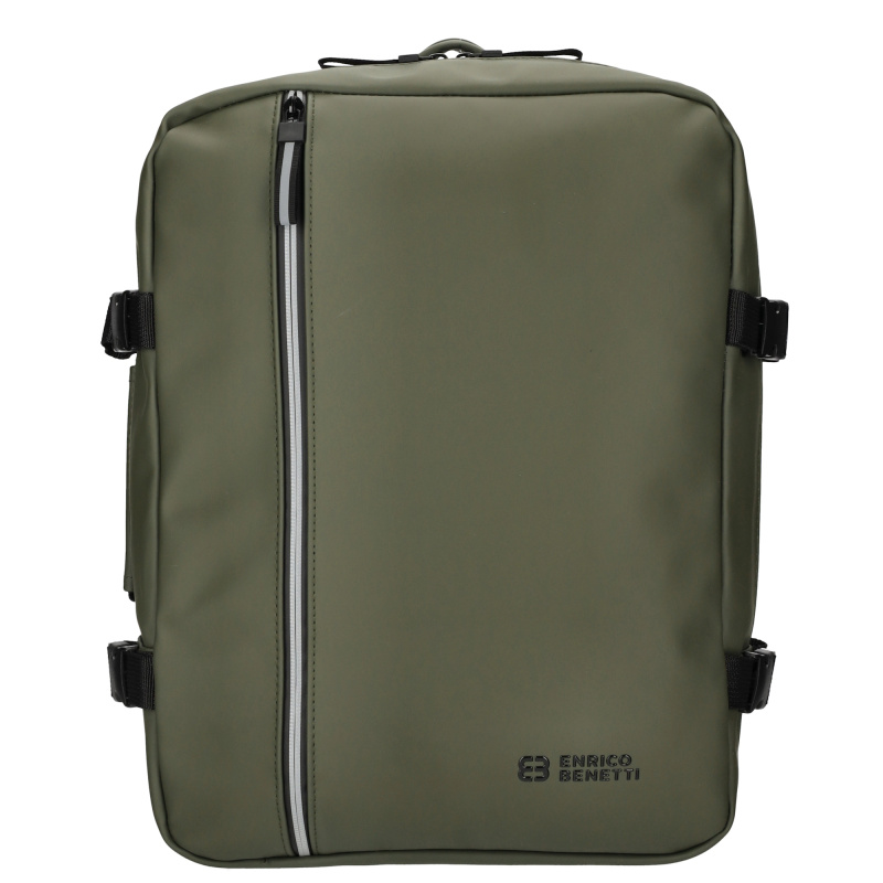 Nepromokavý kabinový batoh Enrico Benetti Bergen - 30x20x40 cm - 24 L - Olivový