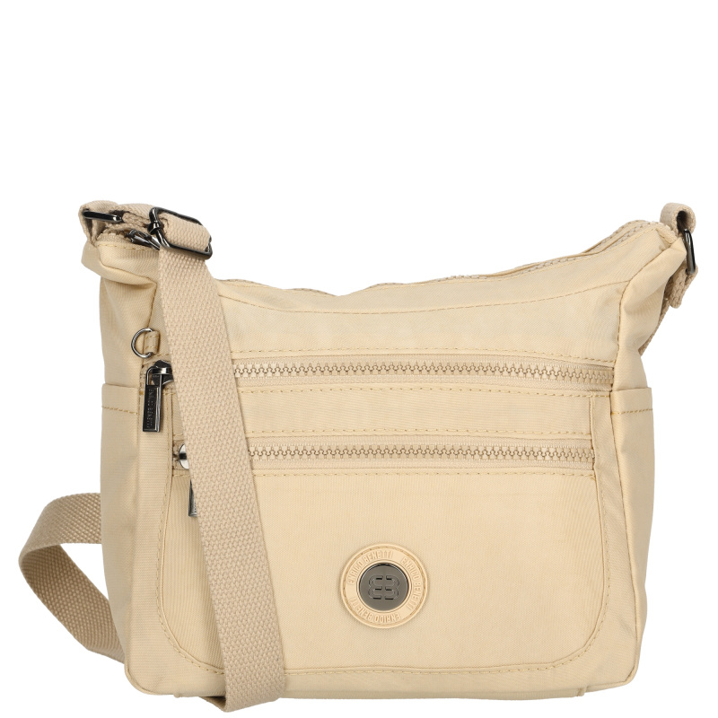 Dámská taška na rameno Crinkle Enrico Benetti - béžová