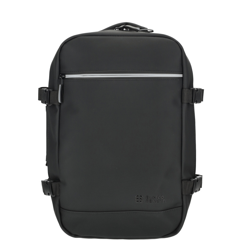 Vodoodpudivý kabinový batoh Enrico Benetti Bergen - černy - 25x20x40 cm