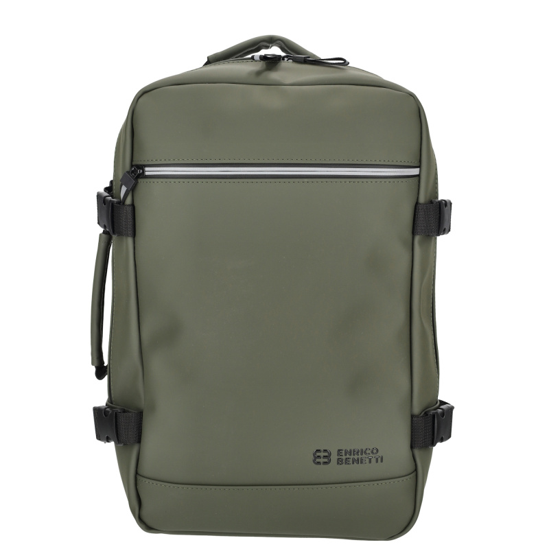 Vodoodpudivý kabinový batoh Enrico Benetti Bergen - olivový - 25x20x40 cm