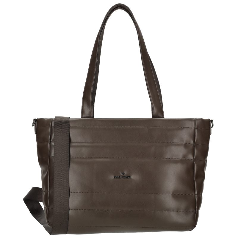 Dámská shopper taška Enrico Benetti Romy - hnědá - 43x30 cm