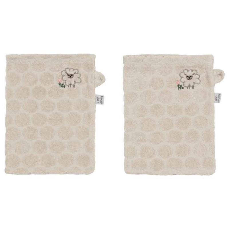 Bebe-Jou Froté žínky Bébé-Jou Tiny Sheep 2ks