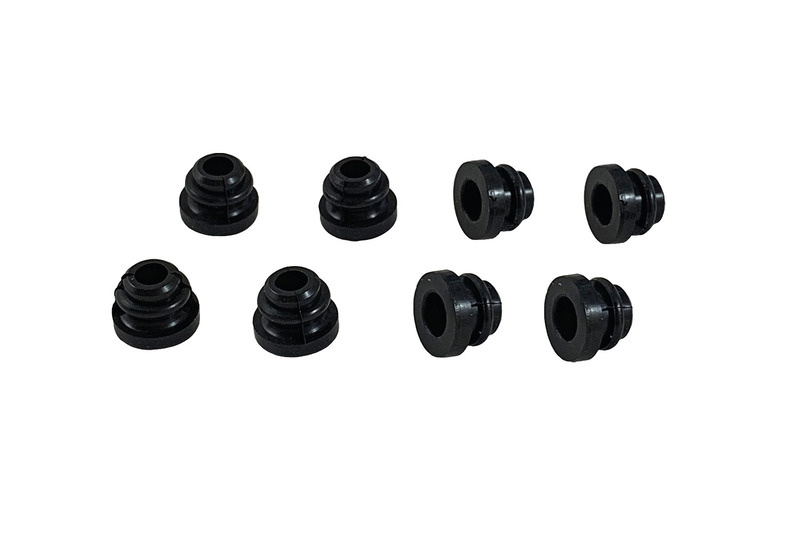 Gumové pouzdro na rošt sporáku - 8 kusů pro otvor 8 mm