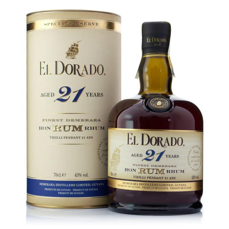 El Dorado 21YO 43% 0,7l (dárková tuba)