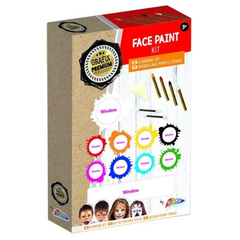 Barvy na obličej 16 ks