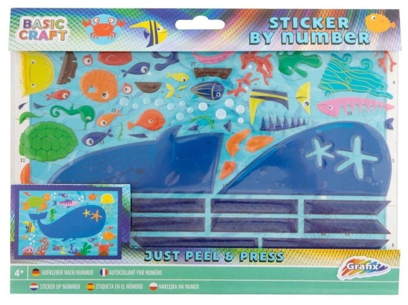 Lepení podle čísel - Moře