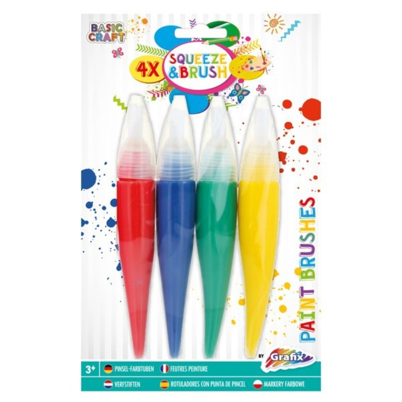 Malířské štětce barvící, grafix