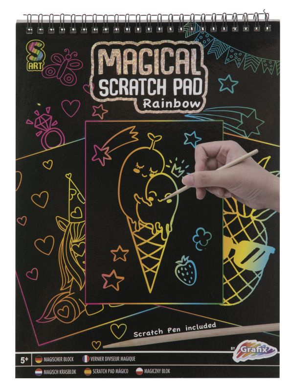 Škrabací blok 20 listů Holographic