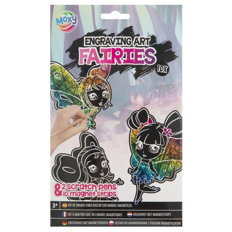 Vyškrabávání magnetky 10ks Víly