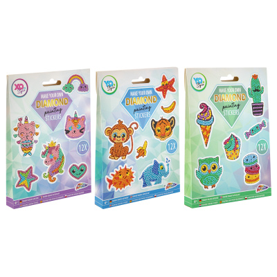 Diamantové samolepky Jednorožec