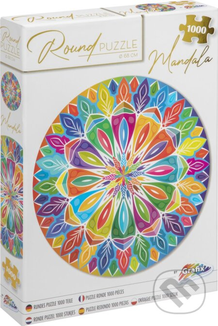 Puzzle kulaté Mandala 1000 dílků