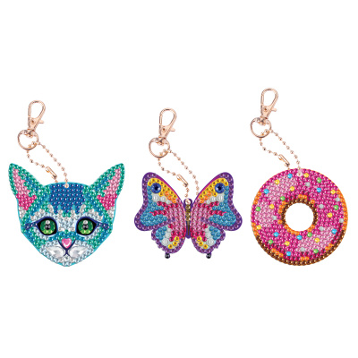 GRAFIX Kreativní sada vyrob si vlastní diamantovou klíčenku DESIGN: DONUT
