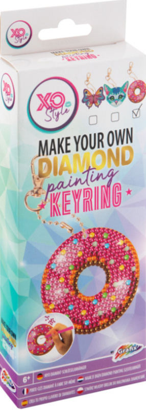 GRAFIX Kreativní sada vyrob si vlastní diamantovou klíčenku DESIGN: DONUT