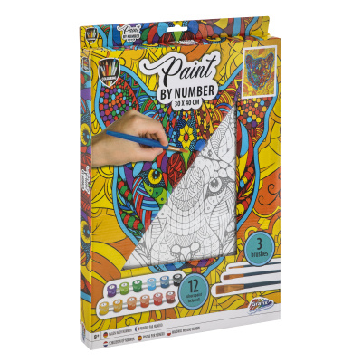 Malování podle čísel na plátno Tygr