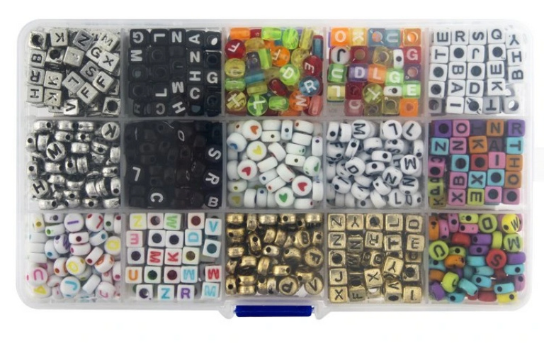 Grafix Korálky abeceda 15 druhů