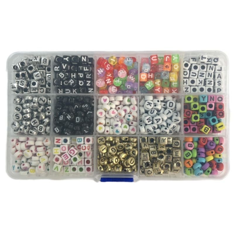 Grafix Korálky abeceda 15 druhů