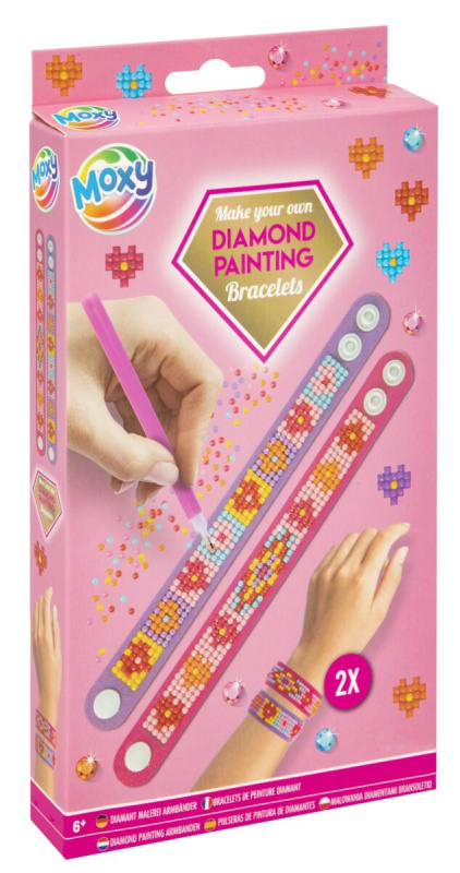 Grafix DIY Diamantové náramky modré