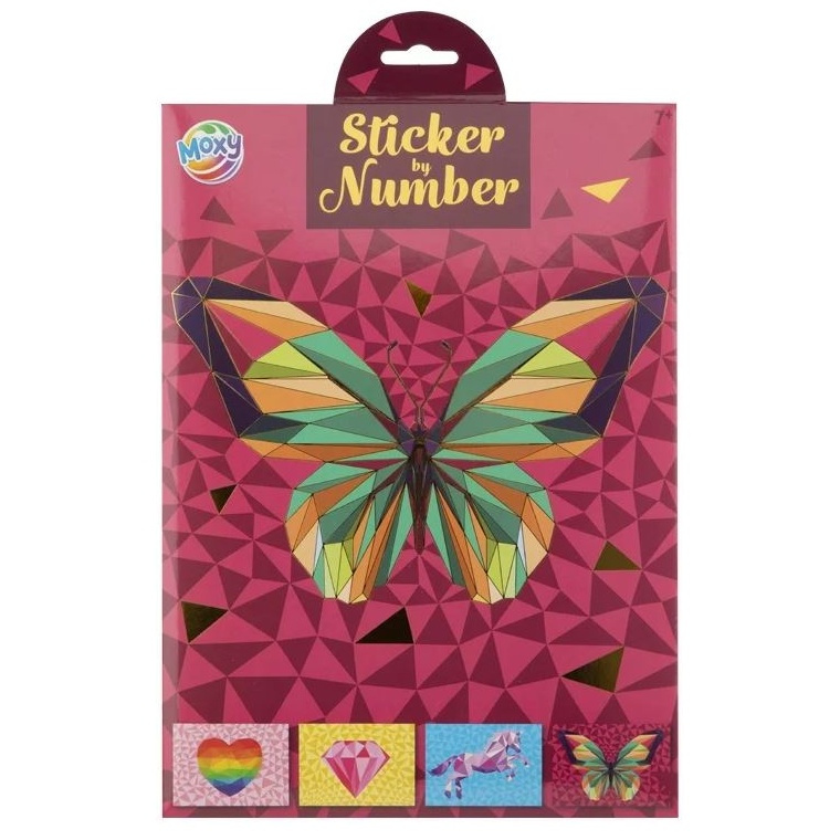 Nalepování samolepek podle čísel A4