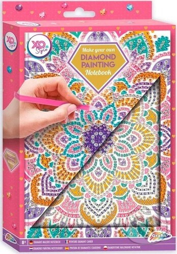 Malování pomocí kamínků Diamond - diář A5