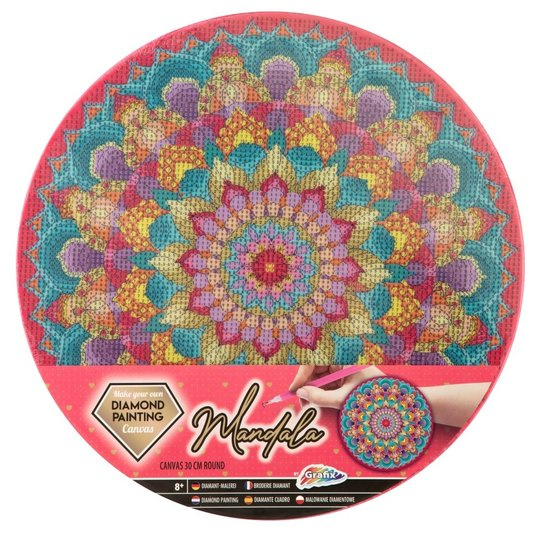 Malování pomocí kamínků Diamond Painting Mandala