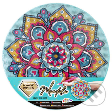Alltoys Malování pomocí kamínků Diamond Painting Mandala zelená