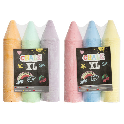 Chodníkové křídy XL, více druhů