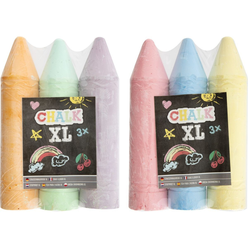 Chodníkové křídy XL, více druhů