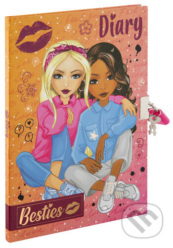 Besties Diář se zámkem 60 stran 21 x 15 x 1 cm, doporučený věk 6+