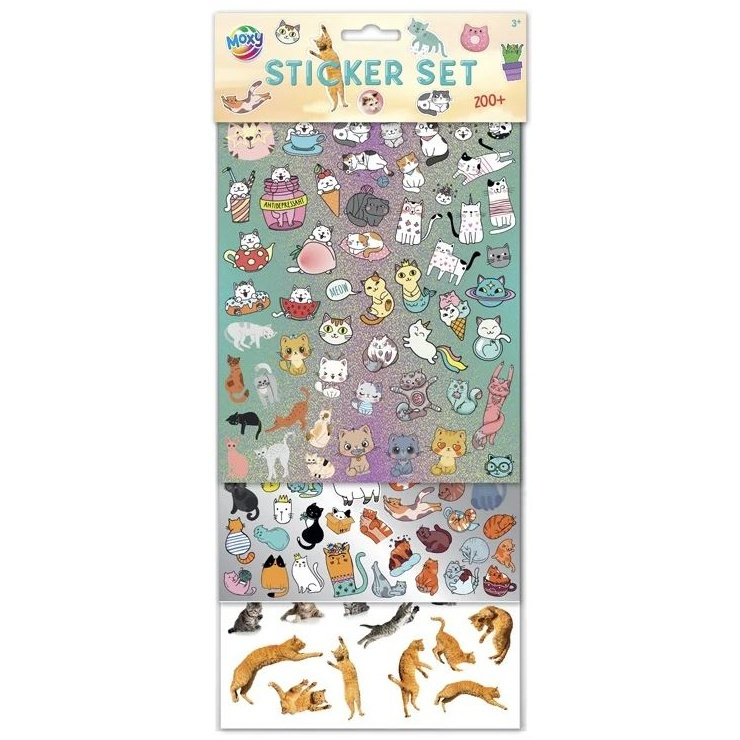 Sada samolepek mega pejsci/kočičky