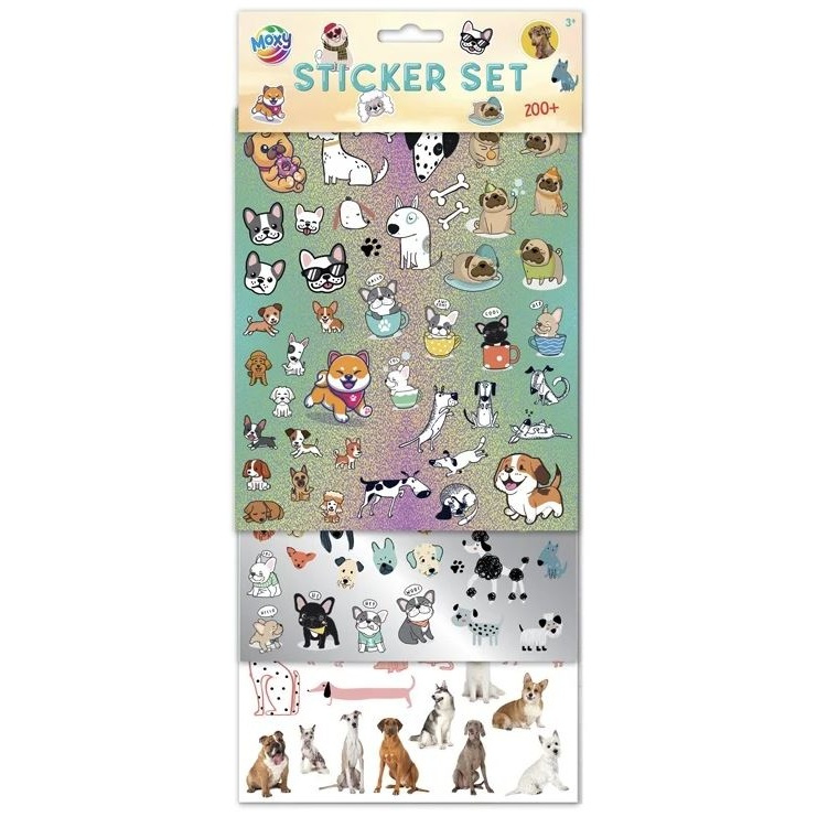 Samolepky 17×35cm Pejsci (200ks)