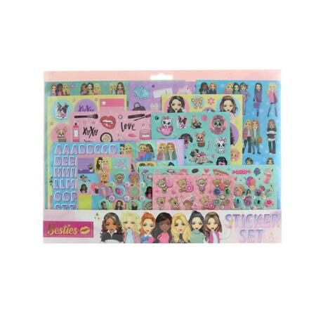 Mega sada samolepek Besties 300 ks