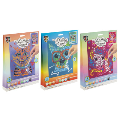 Grafix Tečkování podle čísel Pes