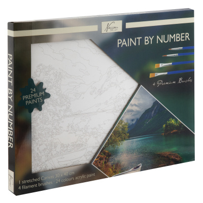 Malování podle čísel na plátno Krajina 30x40 cm 