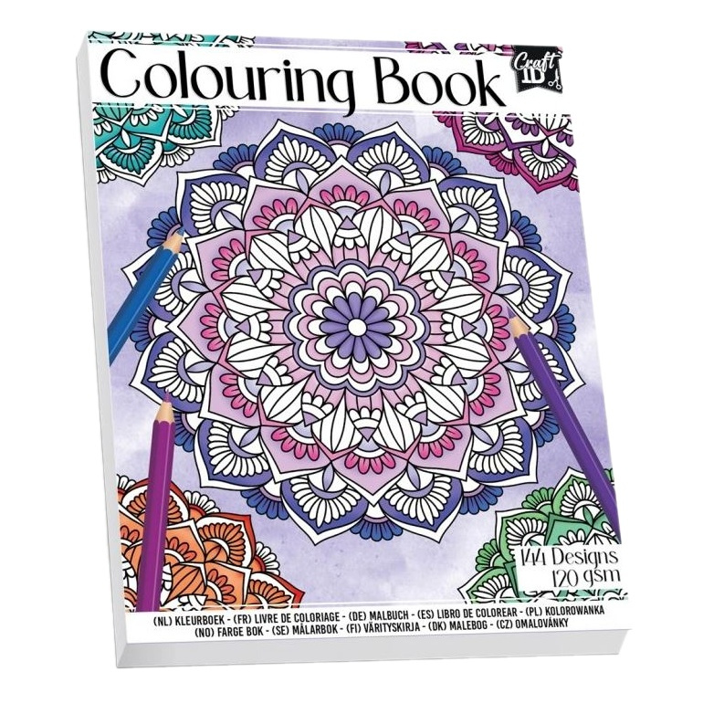 Omalovánky - Colouring book mandaly (144 listů)