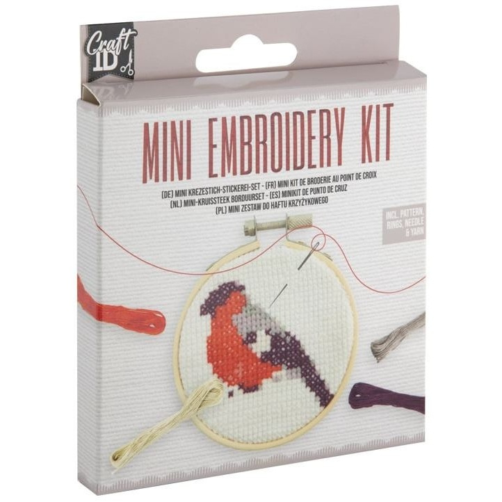 Kreativní sada mini na vyšívání - Pták