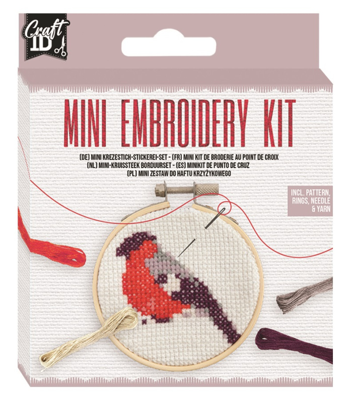 Kreativní sada mini na vyšívání - Pták